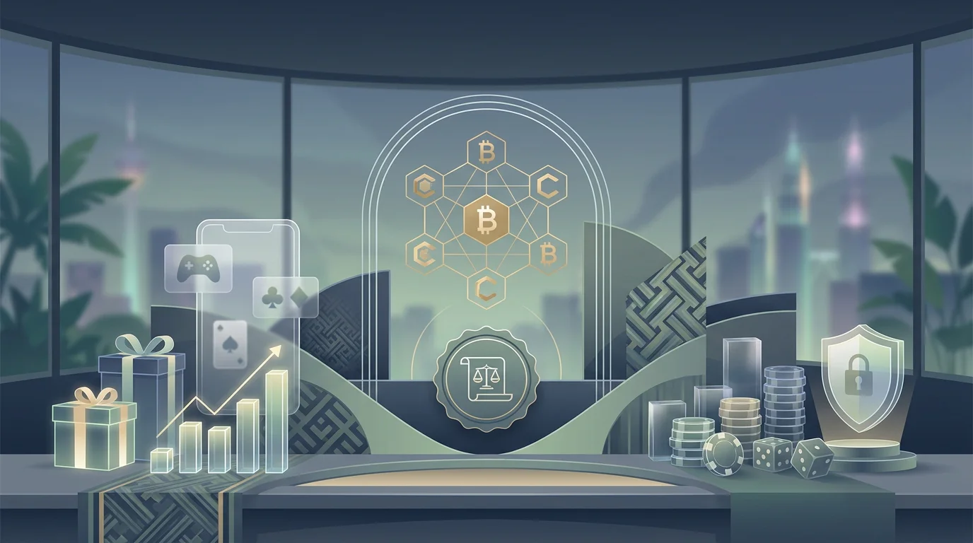 Ilustrasi editorial untuk Ulasan CHEXX Malaysia: bonus, permainan, kripto dan lesen